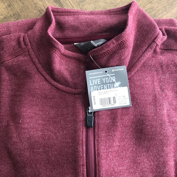 Eddie Bauer Mens 1/4 Zip Sweater French Rib - Picture 2 of 6